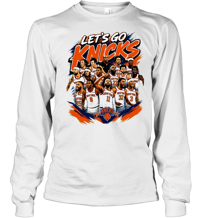 New York Knicks LET’S GO KNICKS Finals 2026 Long Sleeve Tee