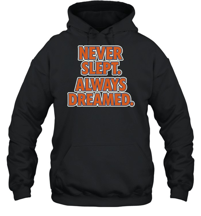 New York Knicks never slept always dreamed retro Hoodie