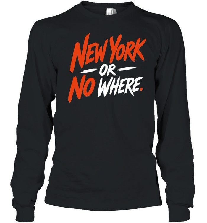 New York Knicks or no wheres vintage Long Sleeve Tee
