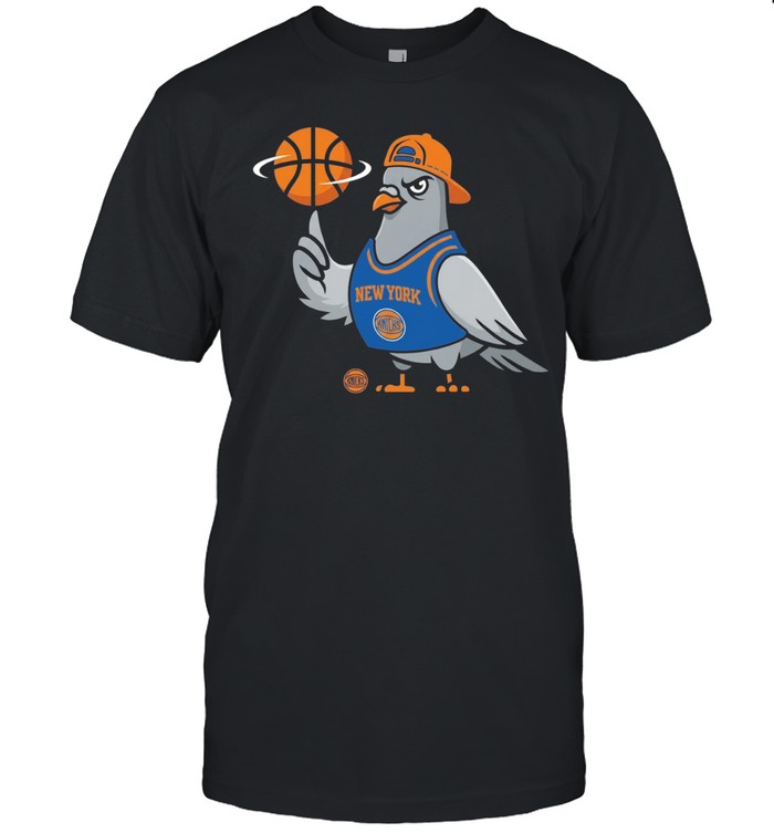 New York Knicks Pigeon Basketball Logo Unisex T-Shirt