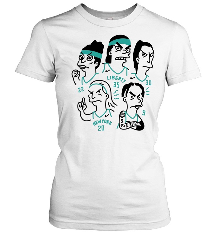 New York liberty cartoon players Women T-Shirt
