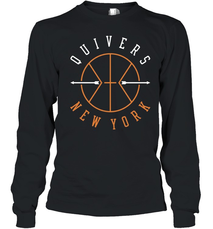 New York Quivers Basketball style New York Knicks Long Sleeve Tee
