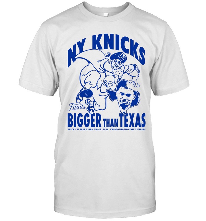 NY Knicks Bigger Than Texas Victor Wembanyama San Antonio Spurs Finals 2026 Unisex T-Shirt
