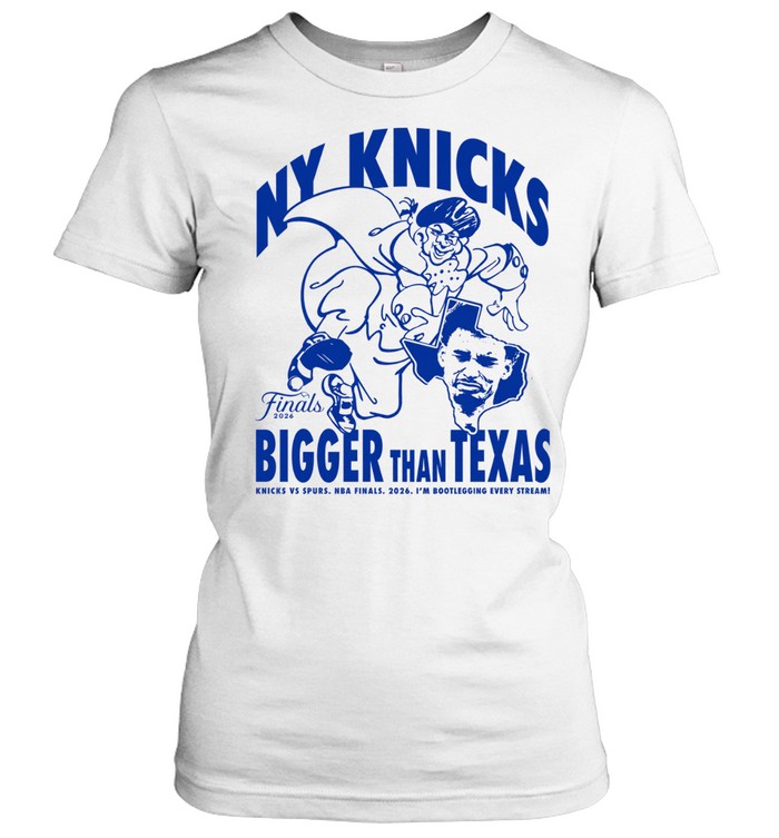 NY Knicks Bigger Than Texas Victor Wembanyama San Antonio Spurs Finals 2026 Women T-Shirt
