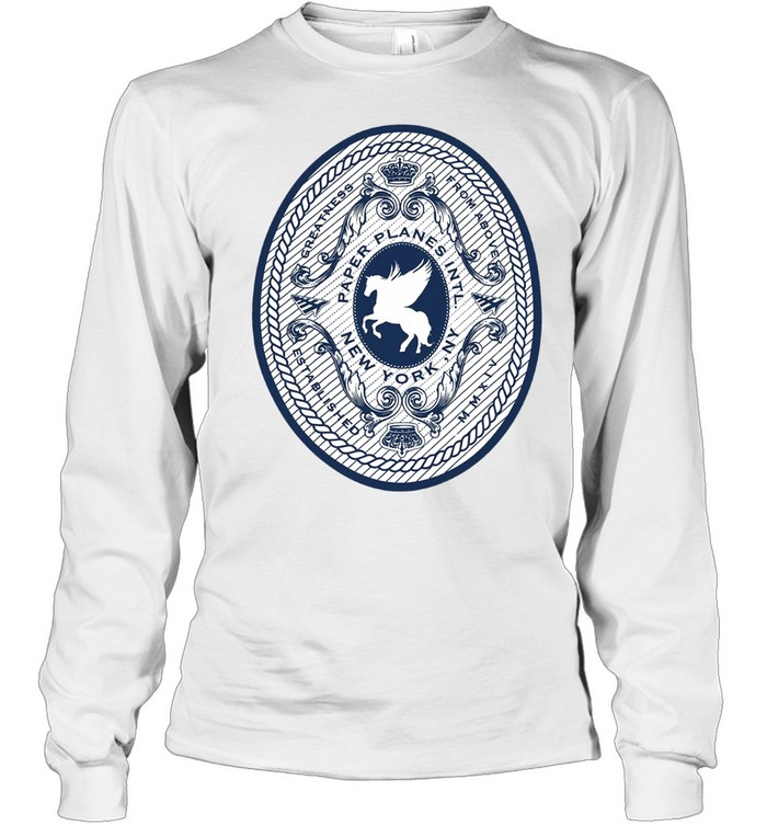 Paper Planes Greatness From Above New York Long Sleeve Tee