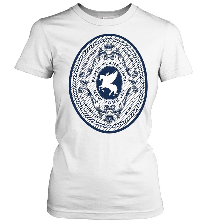 Paper Planes Greatness From Above New York Women T-Shirt