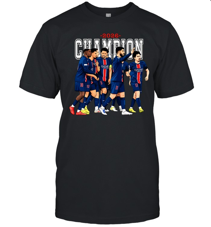 Paris Saint-Germain players League Winners 2026 Unisex T-Shirt