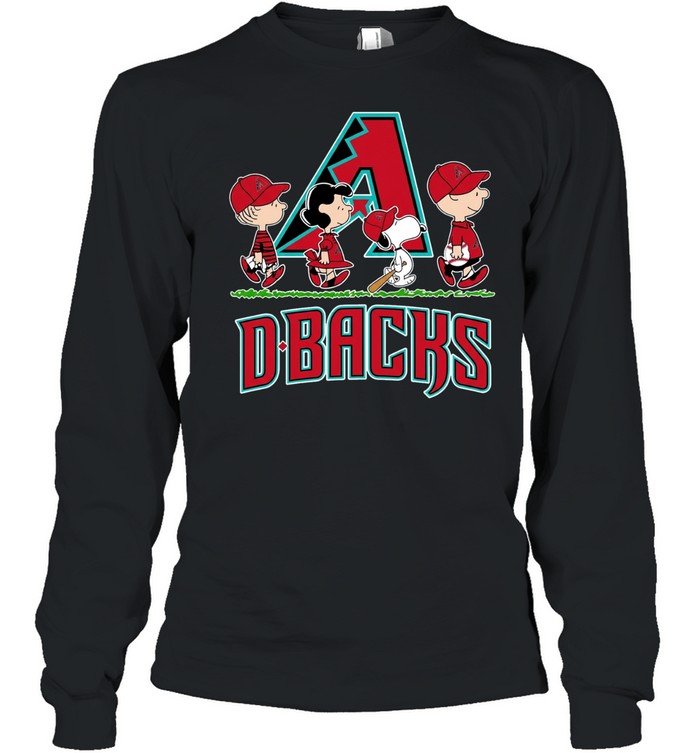 Peanuts characters Arizona Diamondbacks d-backs abbey road Women T-Shirt