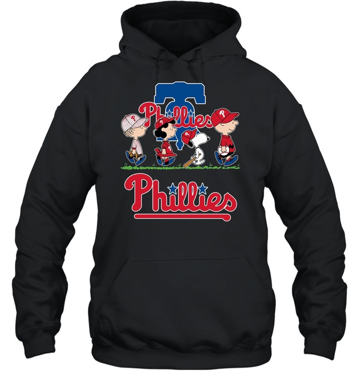 Peanuts characters Philadelphia Phillies abbey road Hoodie