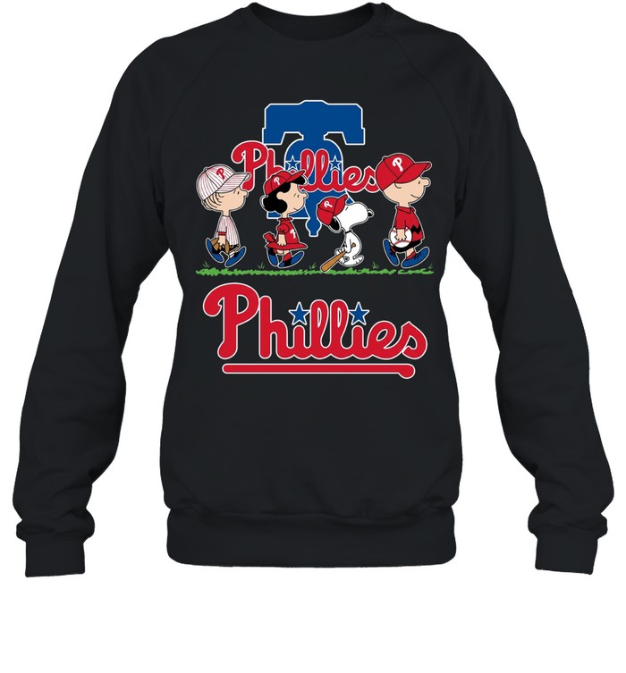 Peanuts characters Philadelphia Phillies abbey road Sweatshirt