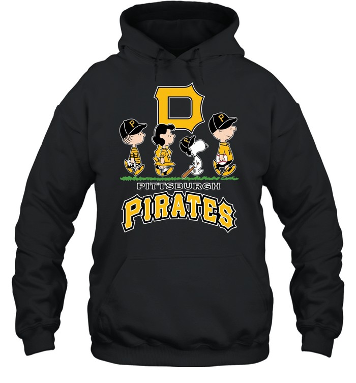 Peanuts characters Pittsburgh Pirates Snoopy abbey road Hoodie