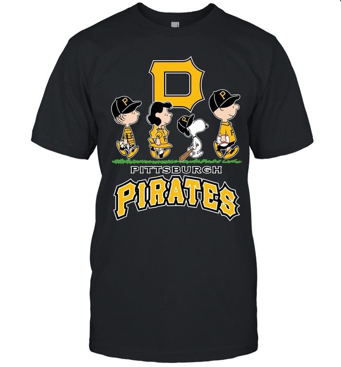 Peanuts characters Pittsburgh Pirates Snoopy abbey road Unisex T-Shirt