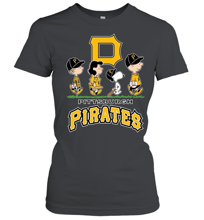 Peanuts characters Pittsburgh Pirates Snoopy abbey road Women T-Shirt