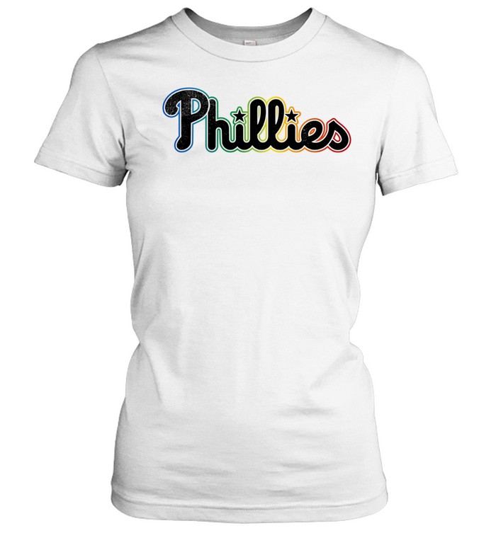 Philadelphia Phillies LGBTQ Pride night logo Women T-Shirt