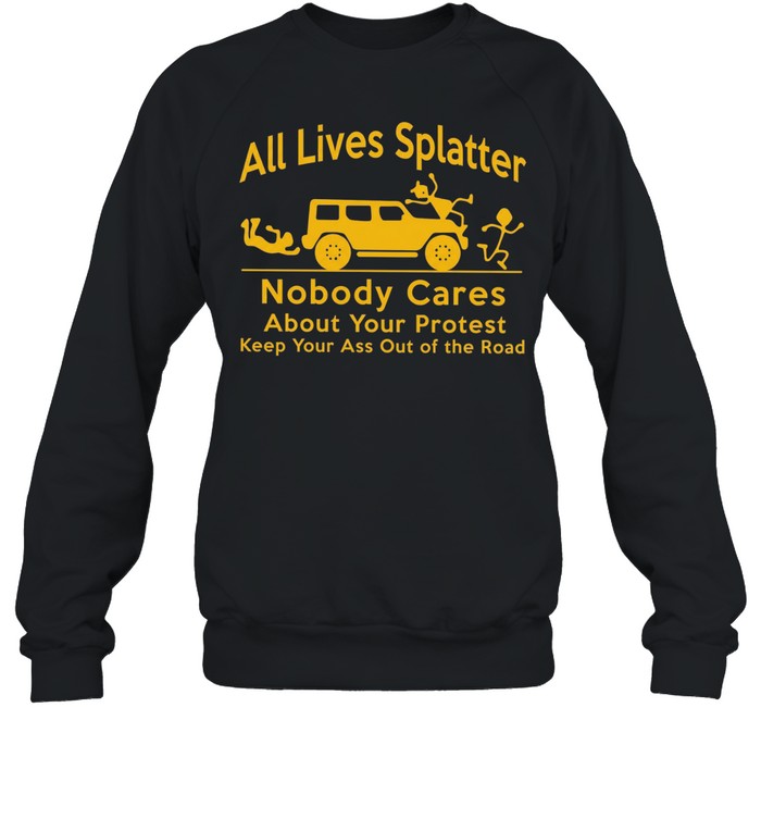 Political vehicle protest commentary statement graphic art Sweatshirt