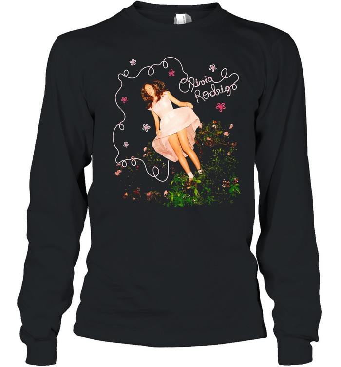 Rodrigo floral script Long Sleeve Tee