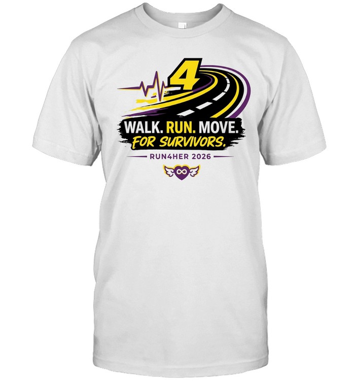 Run4her 2026 walk run move for survivors Unisex T-Shirt