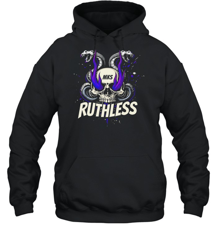 Ruthless Skull and Snakes gothic Hoodie