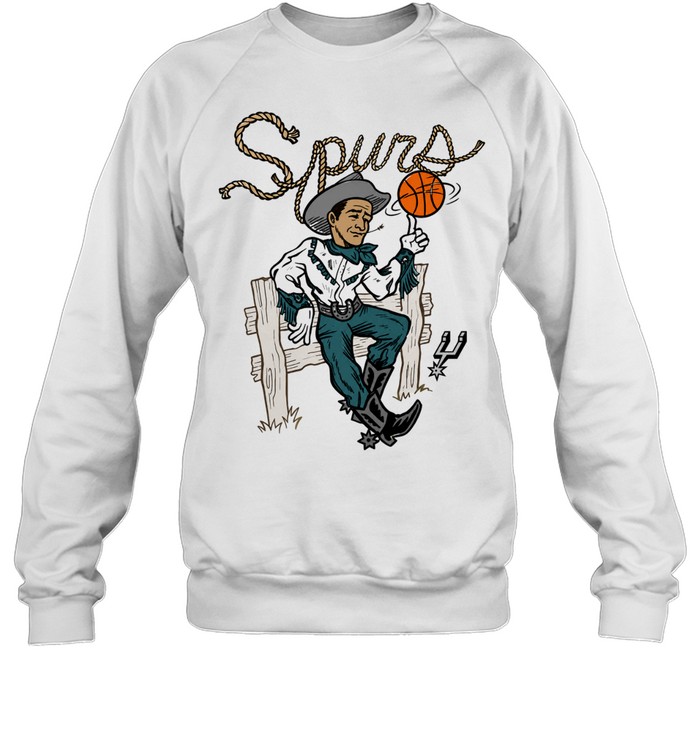 San Antonio Spurs Basketball Cowboy Vintage Sweatshirt