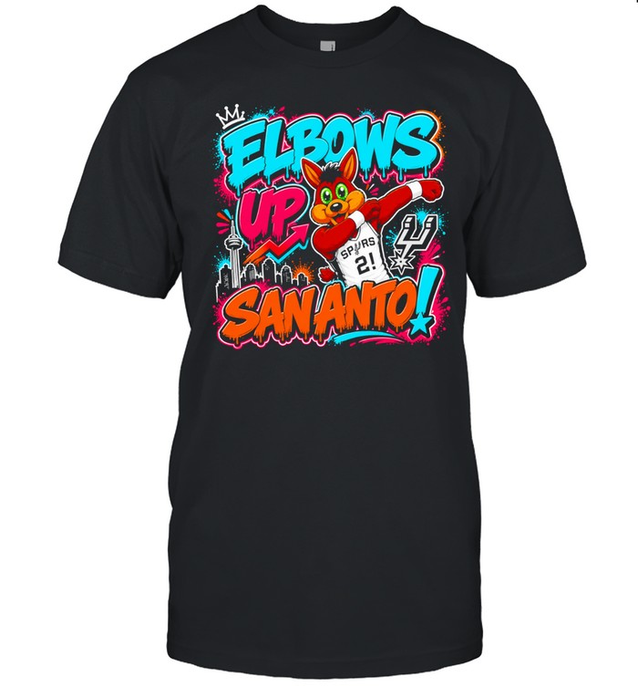 San Antonio Spurs Mascot Elbows Up Sananto Unisex T-Shirt