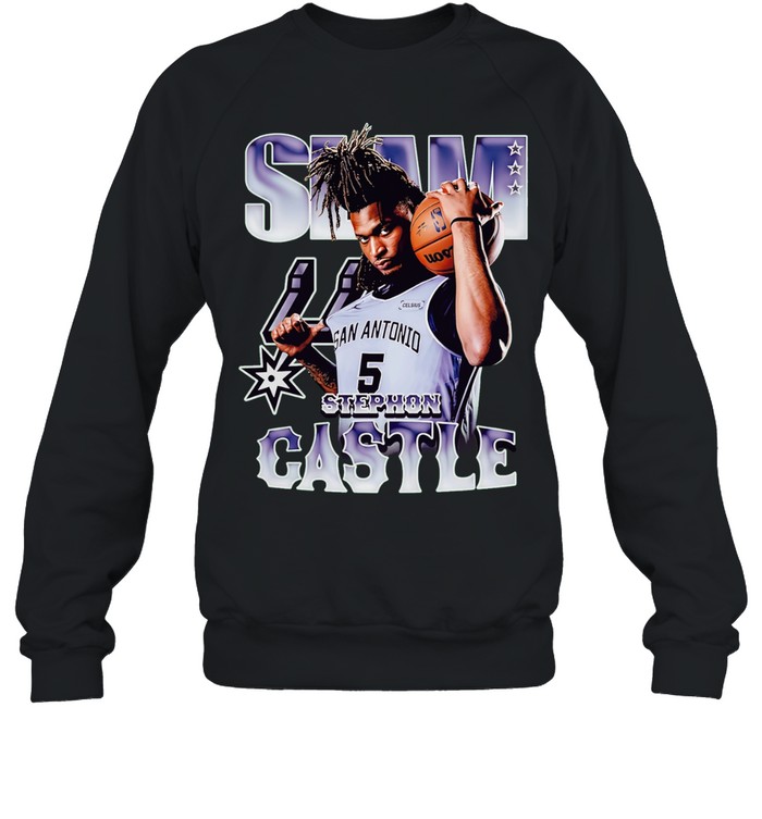 San Antonio Spurs Stephon Castle SLAM Remix Sweatshirt