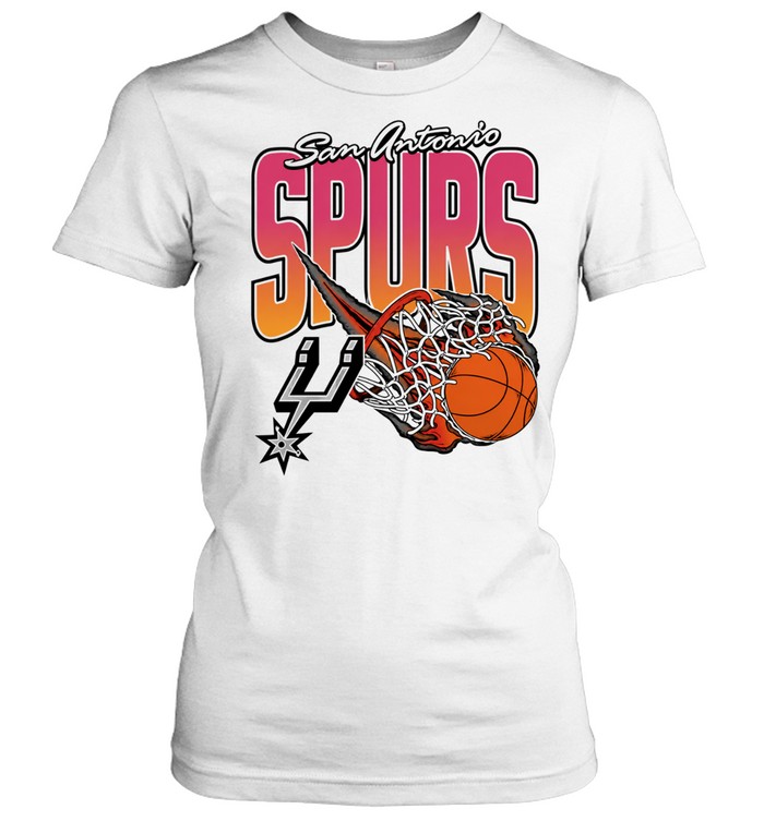 San Antonio Spurs Teal On Fire Women T-Shirt