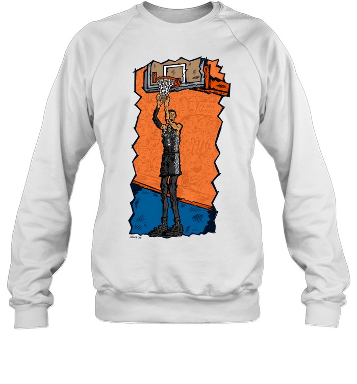 San Antonio Spurs Victor Wembanyama Game 03 Dunk Alien Who Doodle Sweatshirt