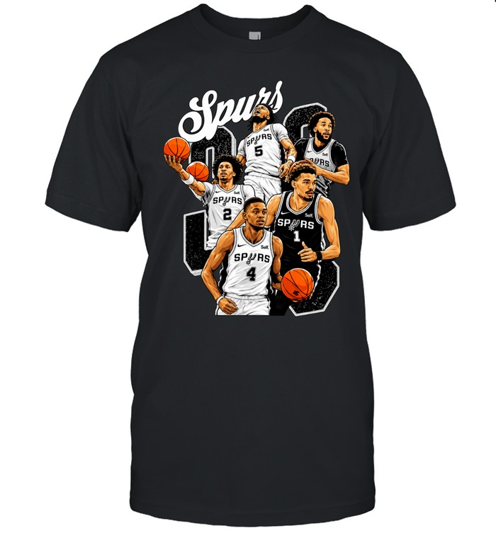 San Antonio Spurs Victor Wembanyama Stephon Castle Devin Vassell Vintage Bootleg Finals 2026 Unisex T-Shirt