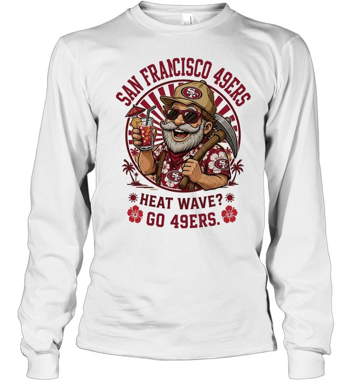 San Francisco 49ers heat wave beach vibes mascot Women T-Shirt