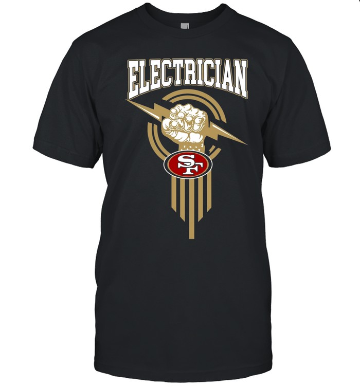 San Francisco 49ers x Electrician logo Unisex T-Shirt