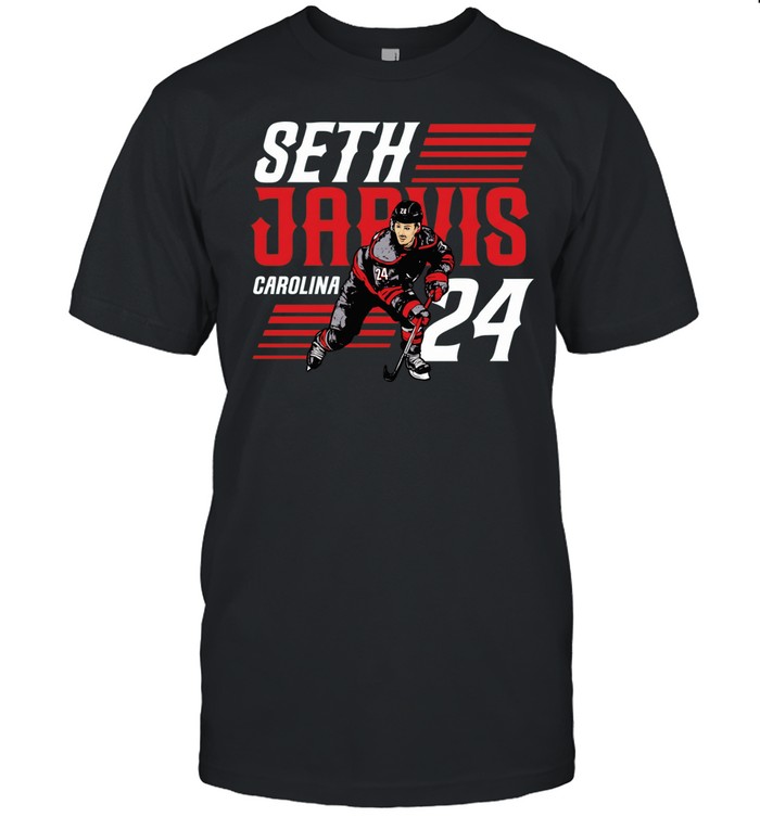 Seth Jarvis Carolina Hurricanes Hockey Player Unisex T-Shirt