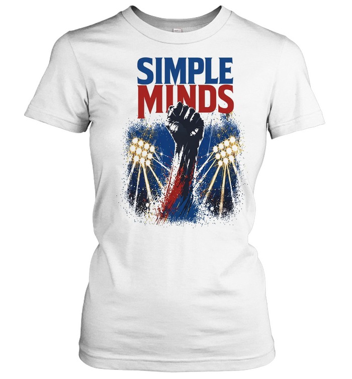 Simple minds stadium light revolution voices in the light Women T-Shirt