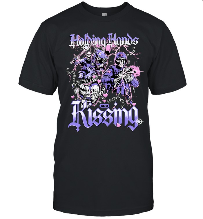 Skeleton Holding Hands And Kissing Unisex T-Shirt