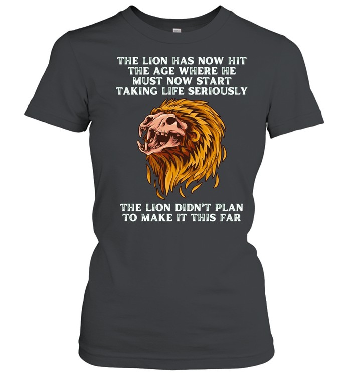 Skull the Lion has now hit the age where не must now start taking life seriously Women T-Shirt