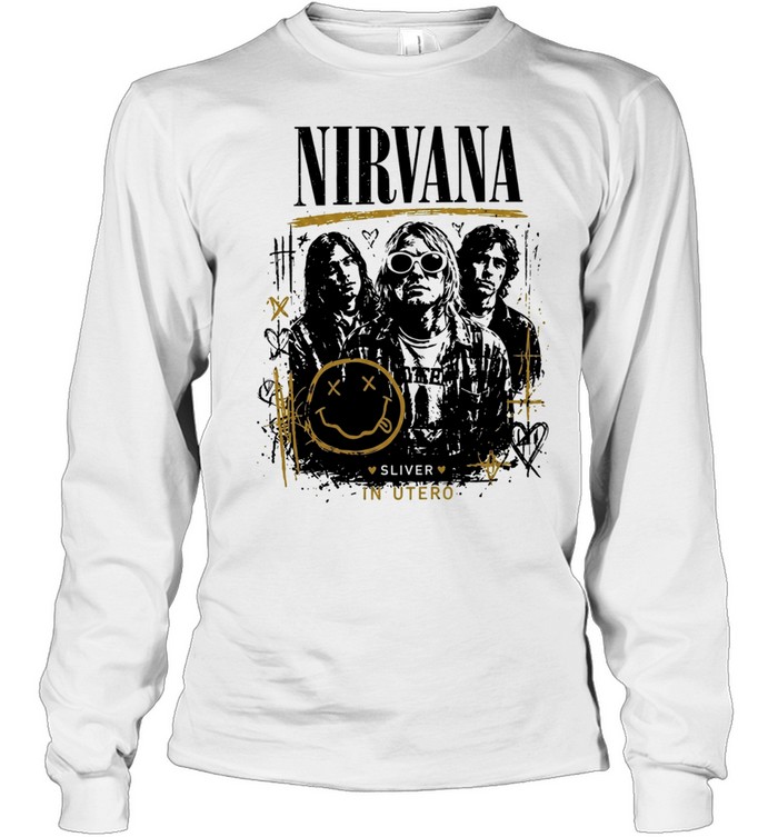 sliver in Utero stay raw stay real Long Sleeve Tee