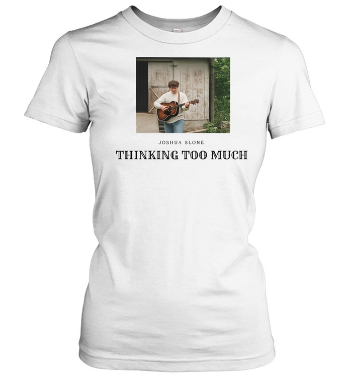 Slone playing guitar thinking too much Women T-Shirt