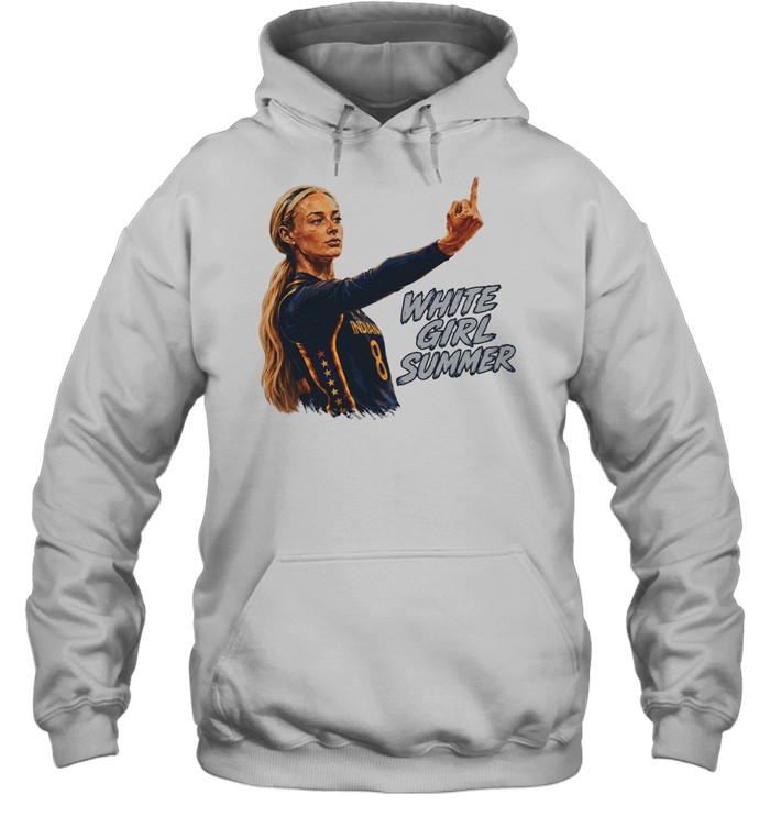 Sophie Cunningham Indiana Fever White Girl Summer Hoodie