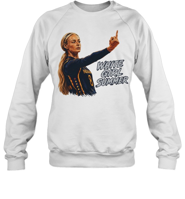 Sophie Cunningham Indiana Fever White Girl Summer Sweatshirt