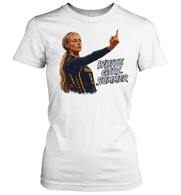 Sophie Cunningham Indiana Fever White Girl Summer Women T-Shirt