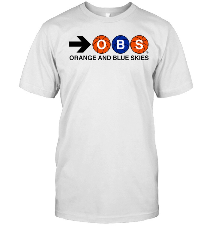 Spike Lee Orange and Blue Skies 2026 Finals Game 2 Brooklyn Unisex T-Shirt