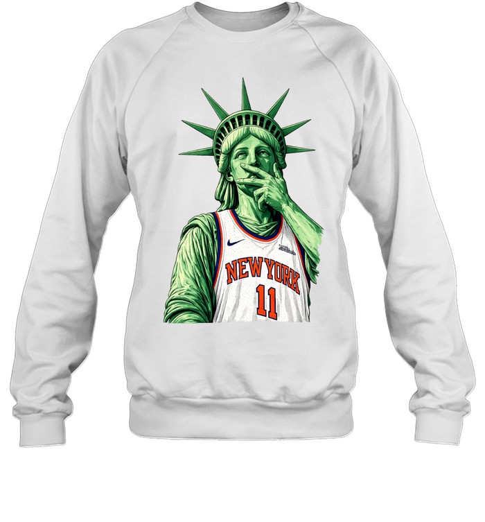 Statue of Liberty Jalen Brunson 11 Basketball Jersey Sweatshirt