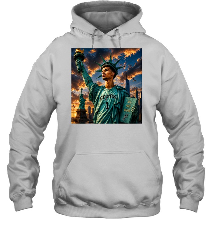 Statue of Liberty San Antonio Spurs New York City Hoodie
