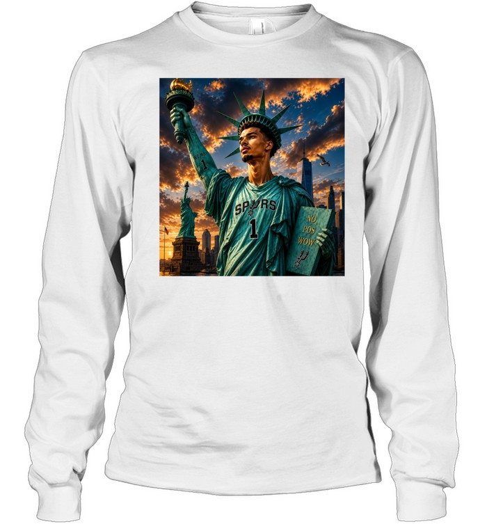 Statue of Liberty San Antonio Spurs New York City Long Sleeve Tee