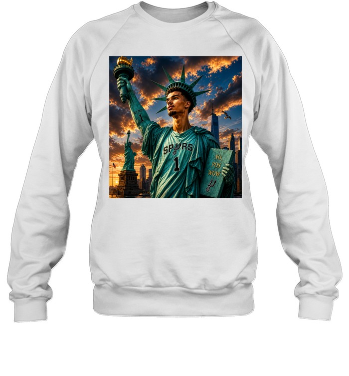 Statue of Liberty San Antonio Spurs New York City Sweatshirt