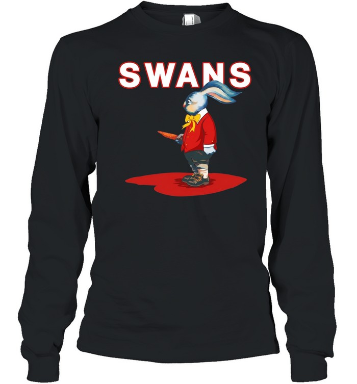 Swans Rabbit with Carrot Michael Gira Long Sleeve Tee