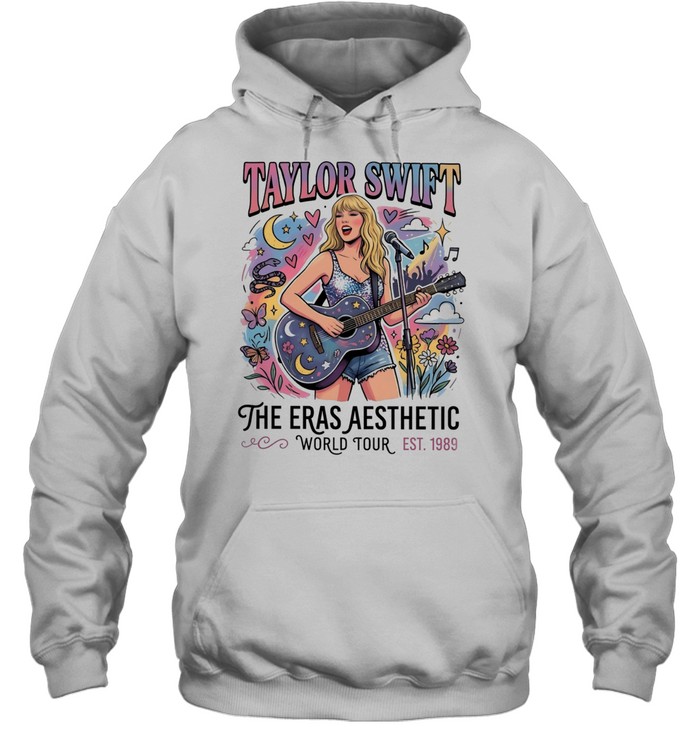 Swift playing guitar the eras aesthetic world tour Hoodie