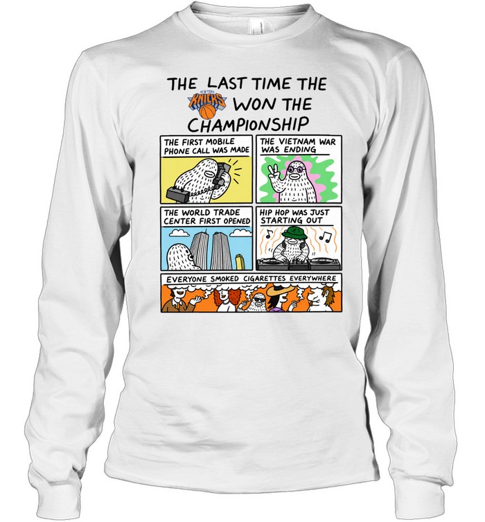 The Last Time The Won The Championship Frank Ape Meme Finals 2026 Long Sleeve Tee