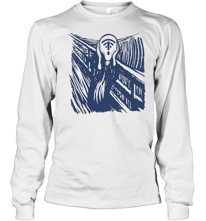 The Scream WiFi Signal Error Loss Connection Long Sleeve Tee