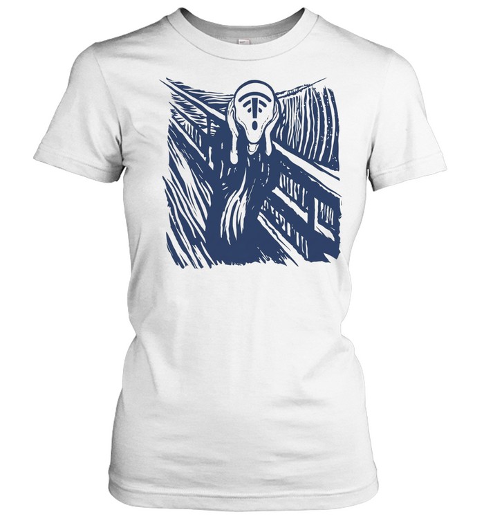 The Scream WiFi Signal Error Loss Connection Women T-Shirt