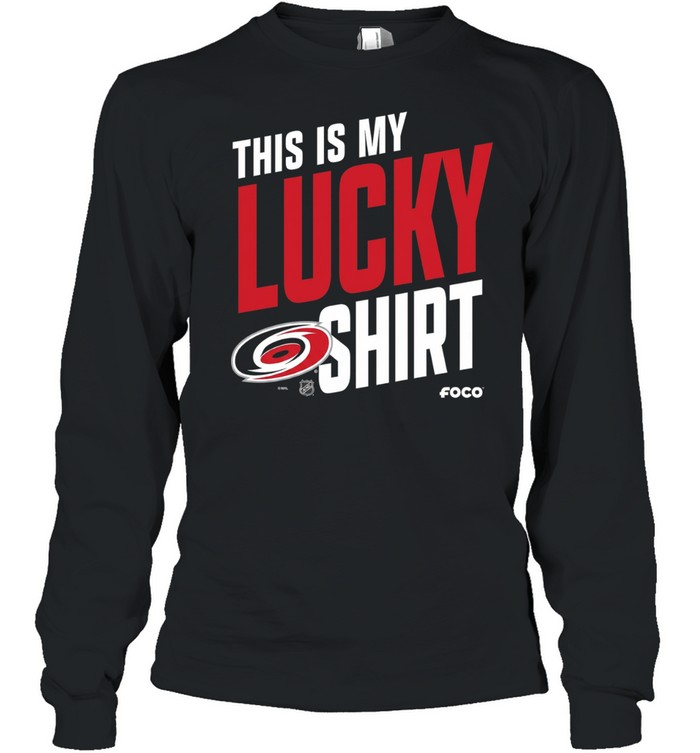 This is my lucky shirt Carolina Hurricanes team fan apparel andise Long Sleeve Tee